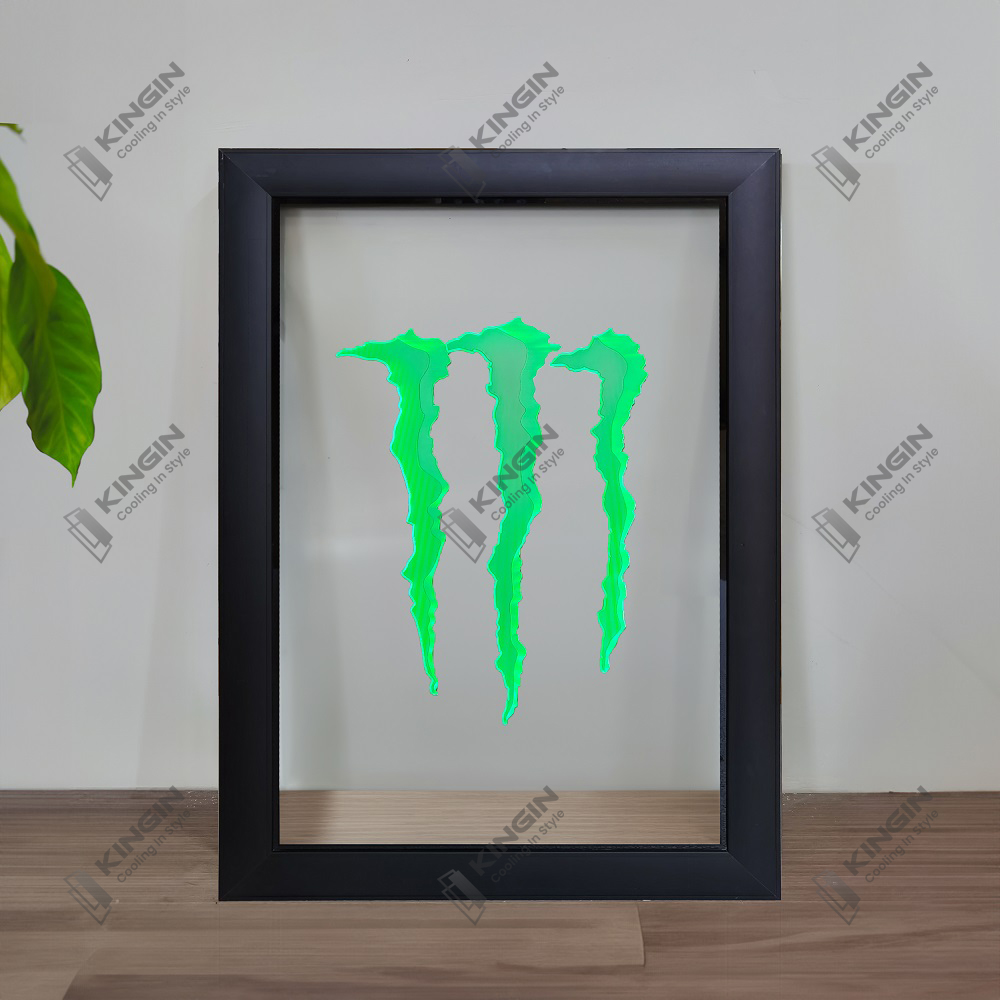 Innovative LED Display Glass Door for Commercial Coolers